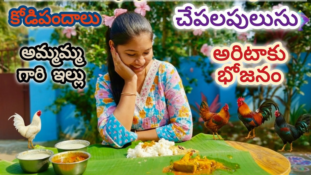 పండగకి అమ్మమ్మ ఇంటికి వచ్చాము 🪁  🐕 🐟 🌺 ☘️| enjoying village vibes 🥰