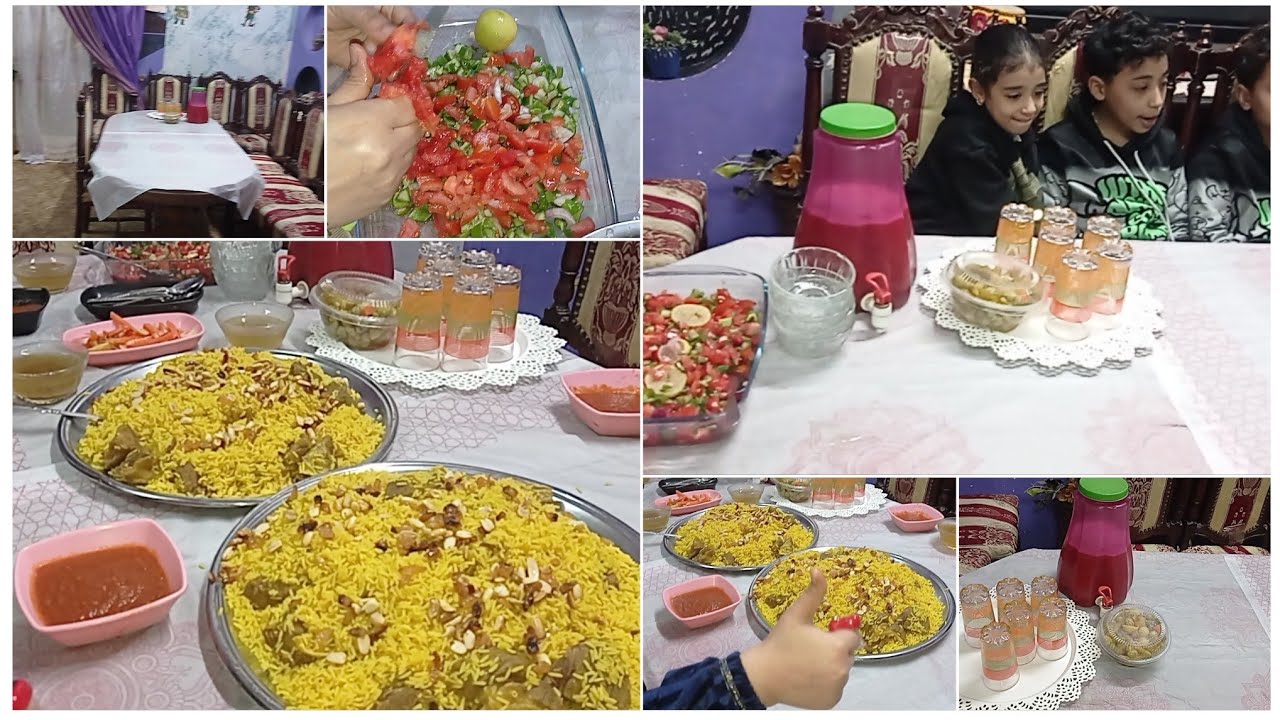 فطار اول يوم رمضان المبارك ياريت تدخلوا تشوفوا الفيديو عشان عايزاكم ضروري