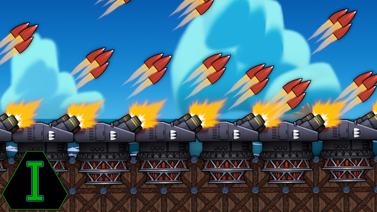 Firing so many deckguns that they become Unstoppable! - Forts RTS [219]
