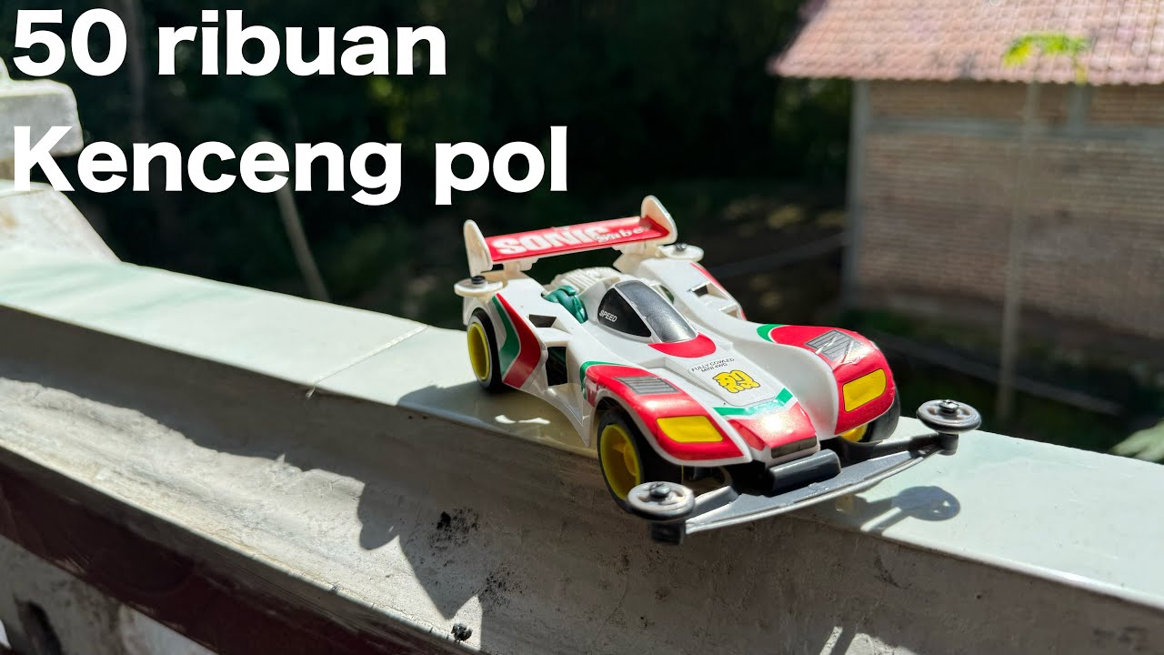Mini 4WD 50 ribuan chassis Super 1 Sonic Saber Chao Xing Mowang dapat dinamo kencang