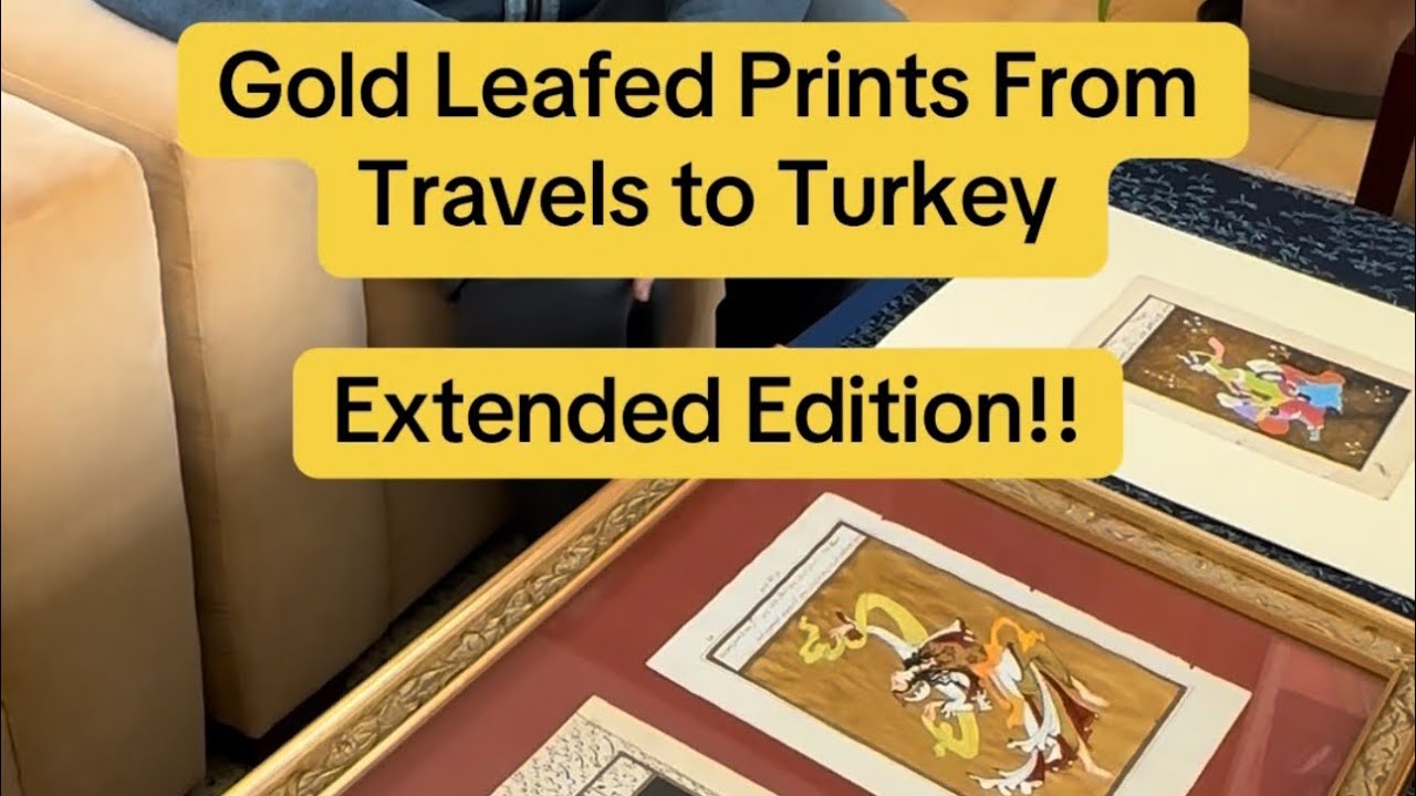Searching Turkish Markets for Gold-Leaf Prints | The Full Story #arthistory #richardsstories 