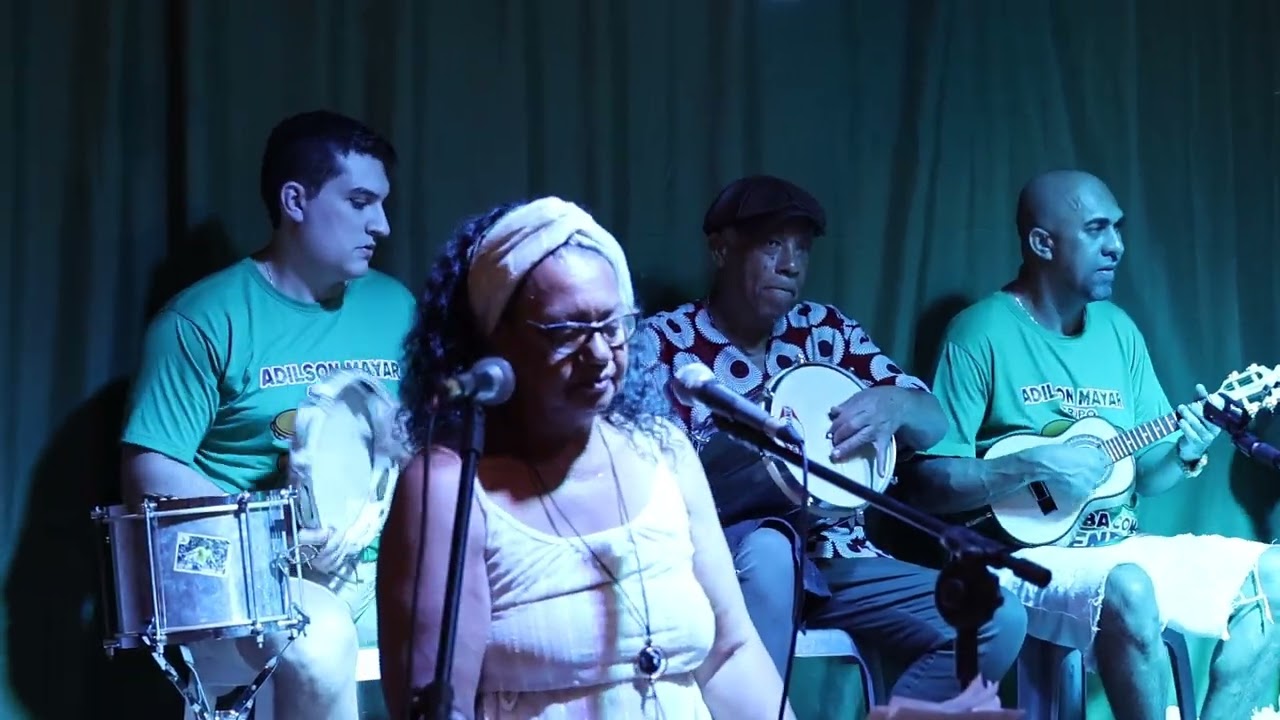 Adilson Mayar e grupo Samba com Dendê Tributo a Jovelina Pérola Negra Sorriso aberto 