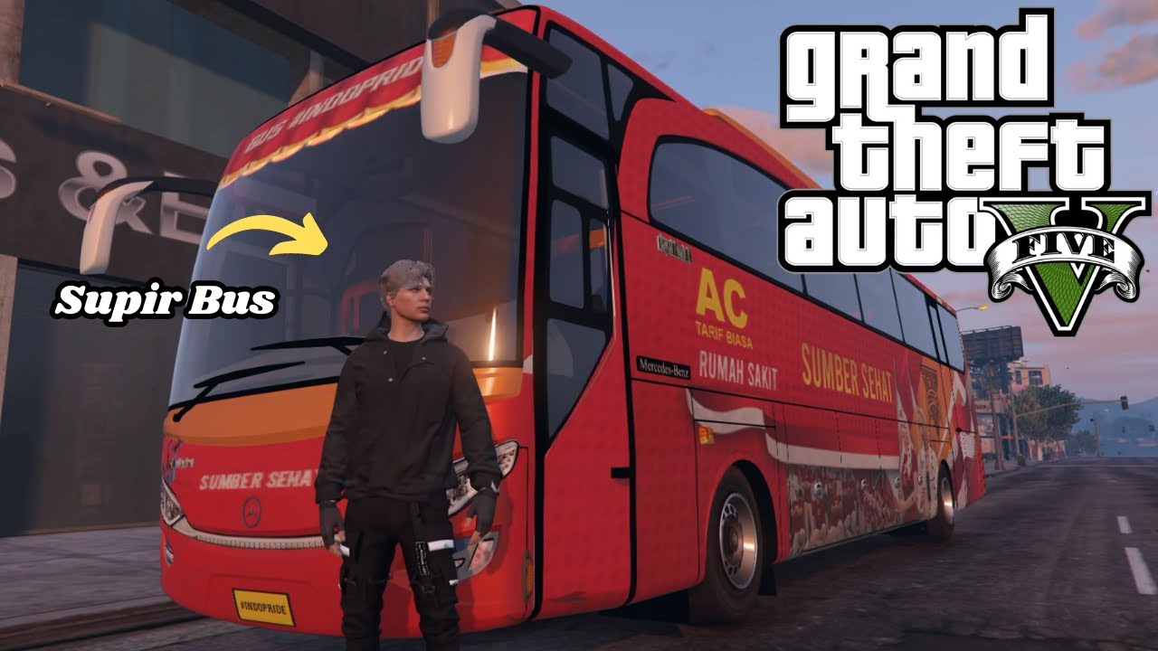 CARA MENJADI SUPIR BUS DI INDOPRIDE - GTA 5 Roleplay
