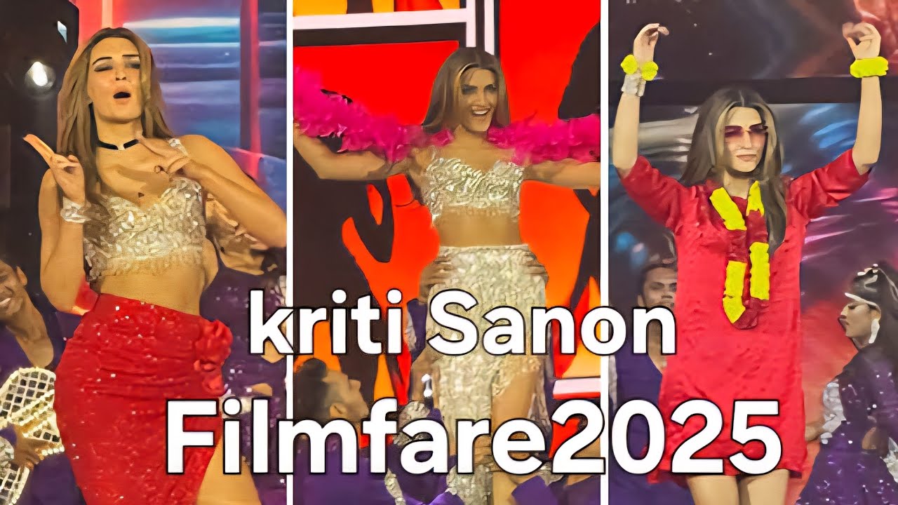 Filmfare2025 Kriti Sanon performance 