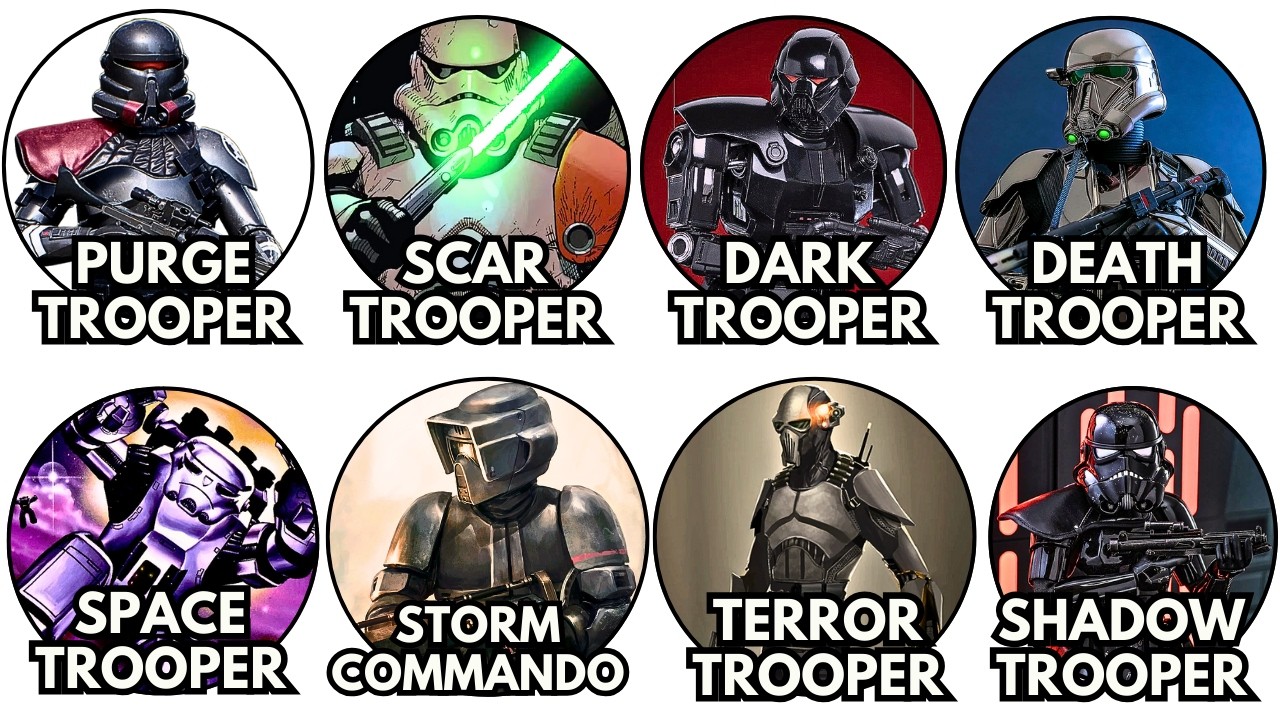 Ranking 10 MOST POWERFUL Stormtrooper Variants in Star Wars