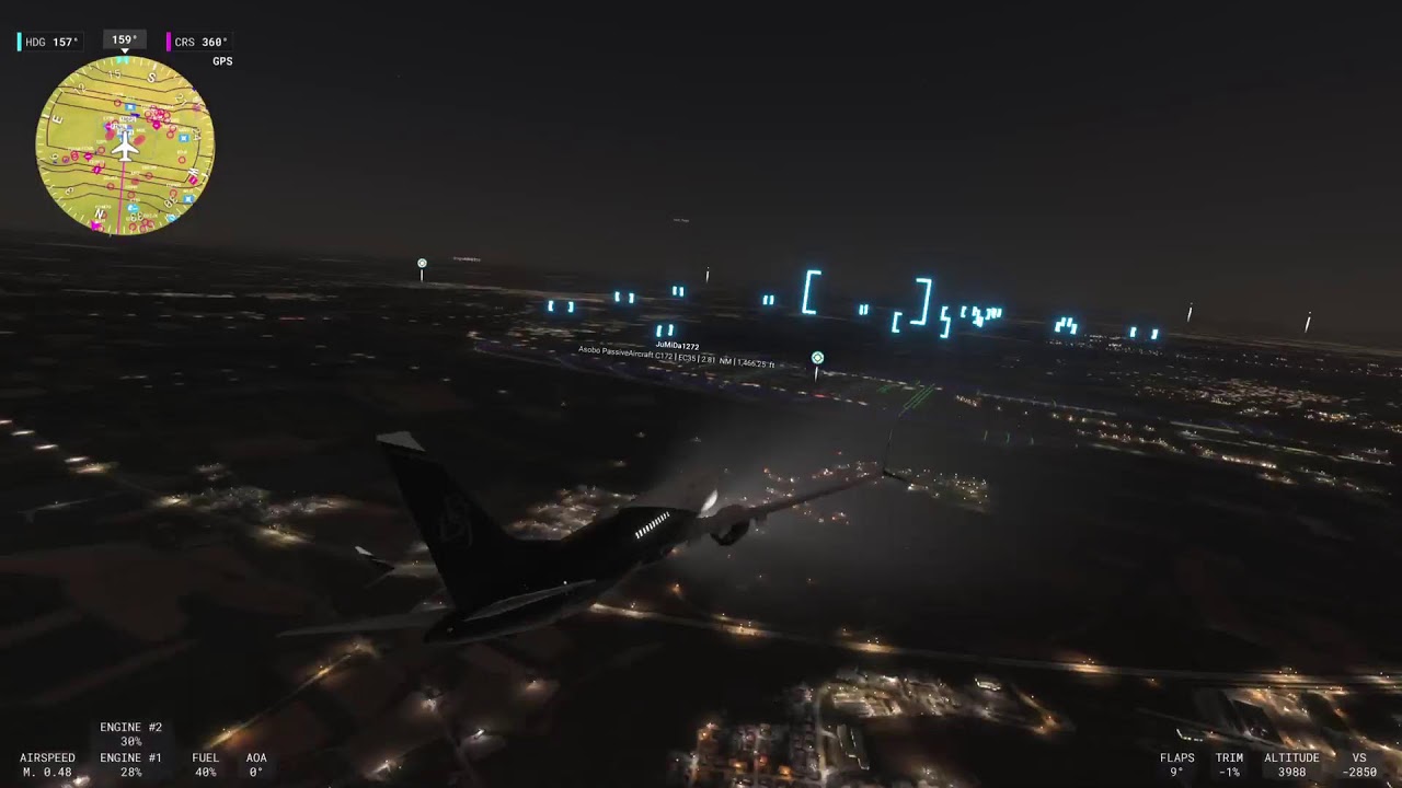 Flugsimulator 2024  Hamburg to Munich