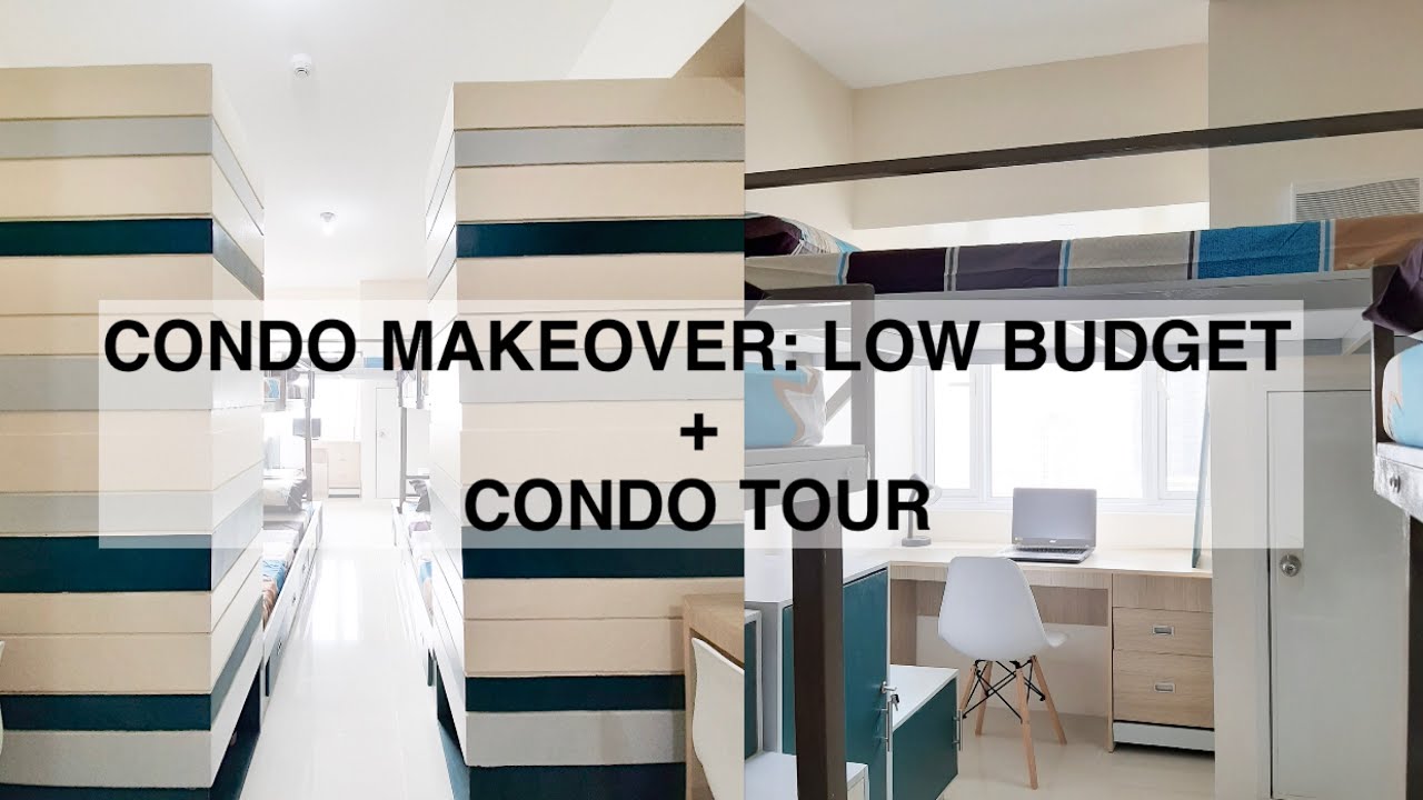 LOW BUDGET CONDO MAKEOVER 25sqm (MODERN MINIMALIST DESIGN) Plus CONDO TOUR