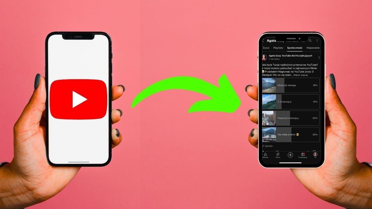 Jak Dodać POST na YouTube na Telefonie?  Jak Zrobić ANKIETĘ na YouTube na Telefonie?