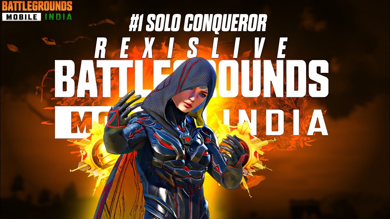 ||DAY-1 SOLO CONQUEROR RANK PUSH || ROAD TO 1K|| REXISLIVEBGMI ||  #bgmi #bgmiindia