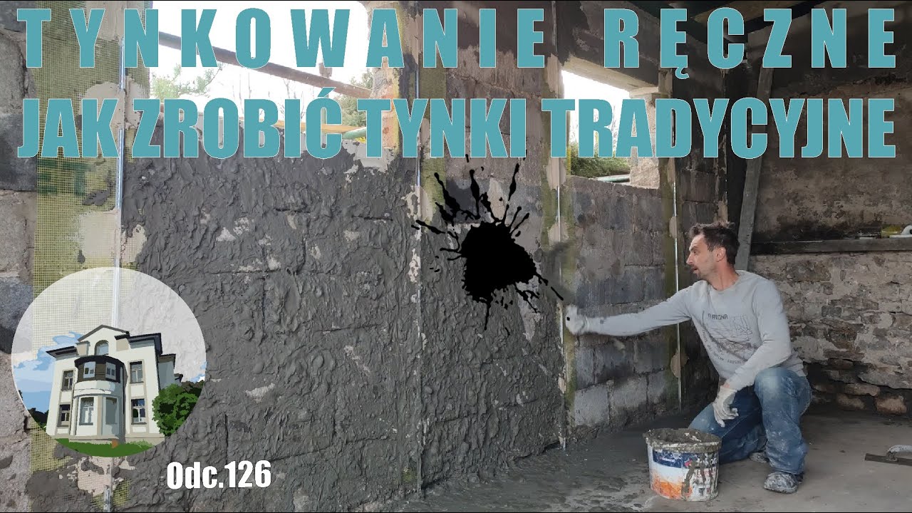 #126 TYNKOWANIE ręczne//  Remont garażu// Tynk cementowo-wapienny