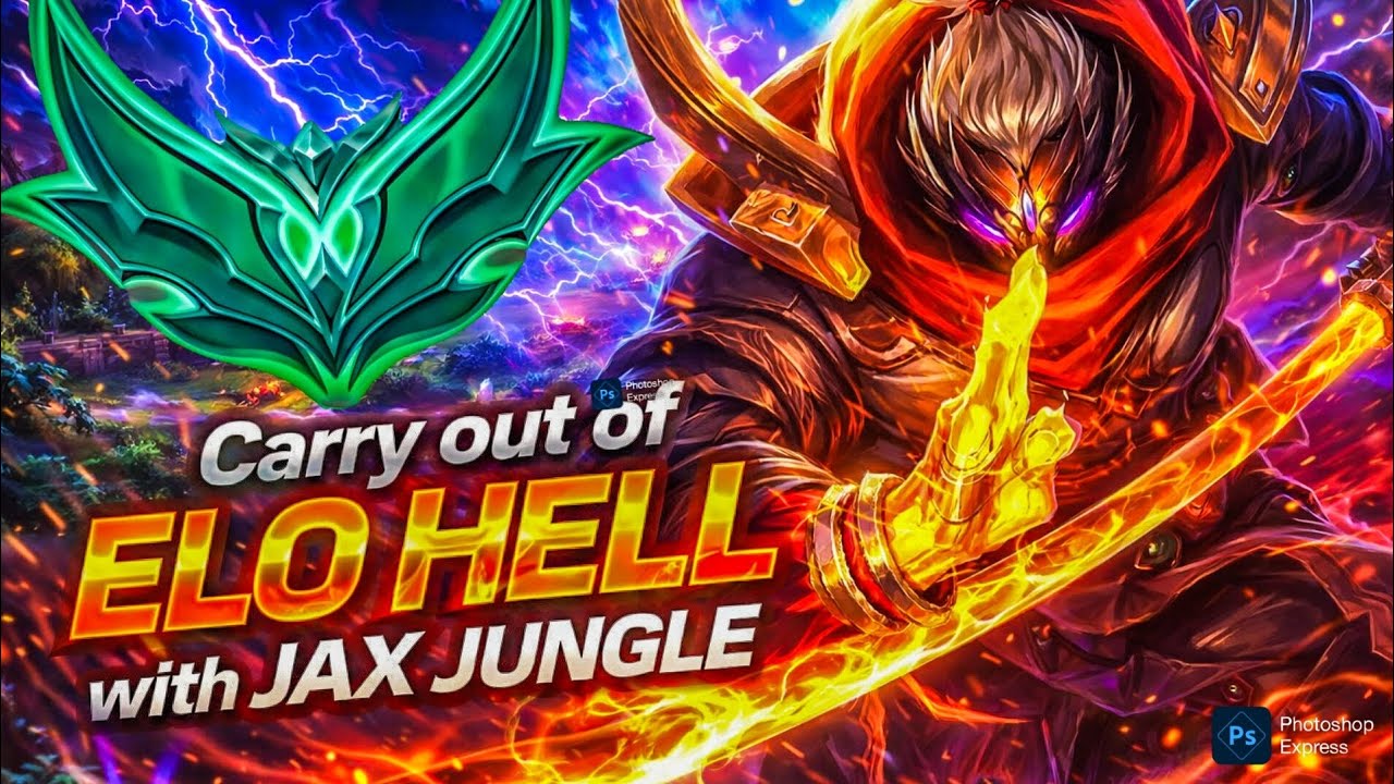 Как выбраться из &laquo;эло-ада&raquo; за Джакса в лесу (Гид по Джаксу в лесу) #leagueoflegends #jax