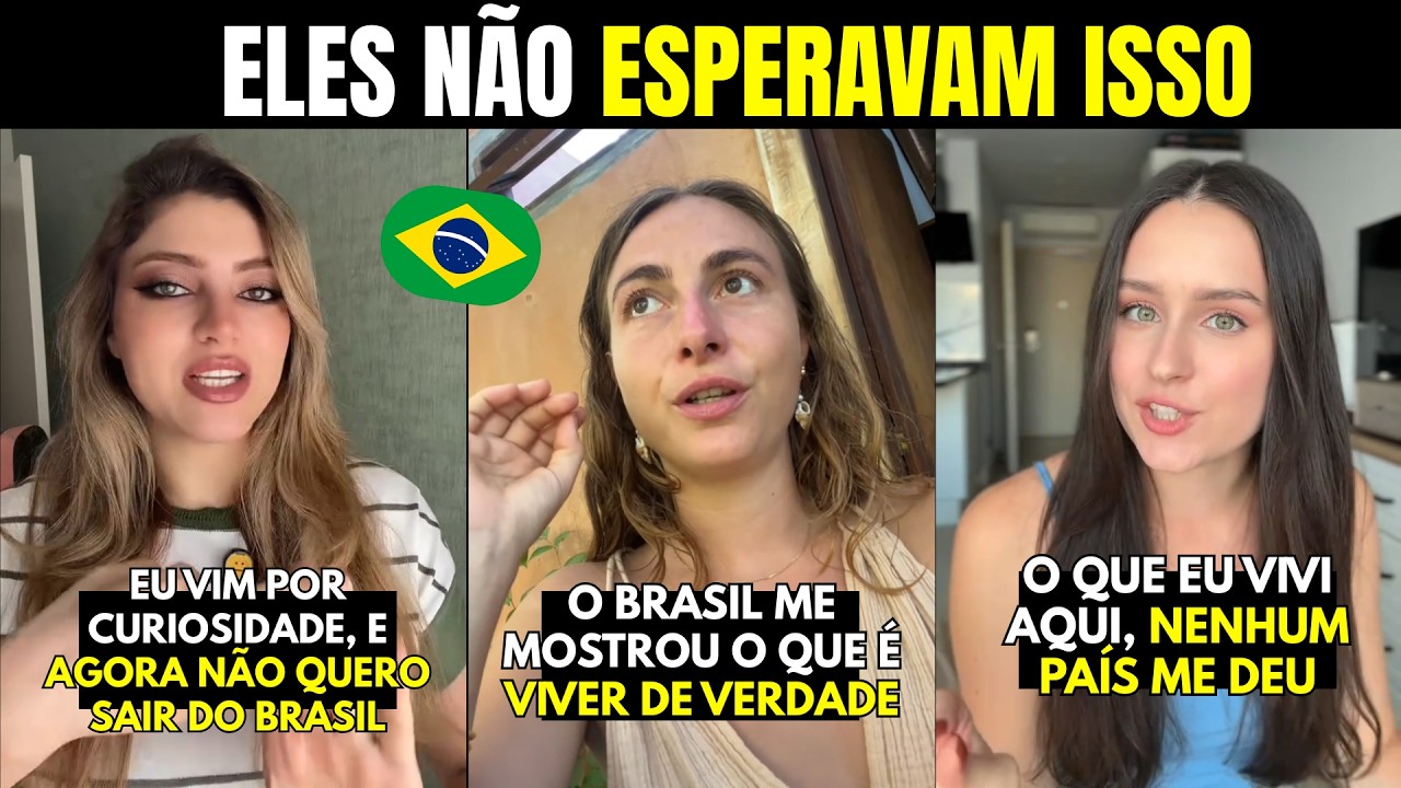 Gringos chegam ao Brasil com Preconceitos e Acabam Mudando Totalmente de Opinião