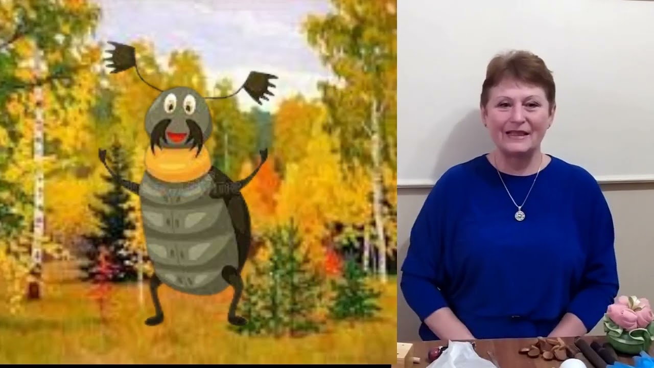 Музичне відеозаняття «Листочок золотий