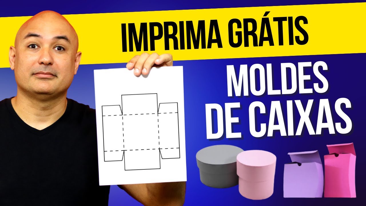 Modelos de caixas grátis: Coloque apenas a medida e baixe seu molde!!
