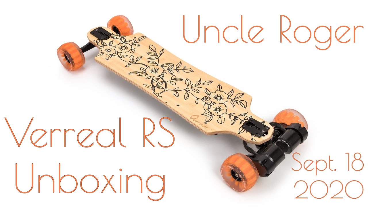 Verreal RS Unboxing -- Belt Drive Powerhouse Electric Skateboard with 19.2ah Tesla Battery