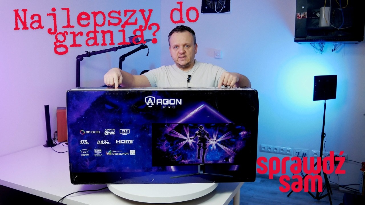 👉 Ten monitor robi wrażenie 😮 AOC AG346UCD