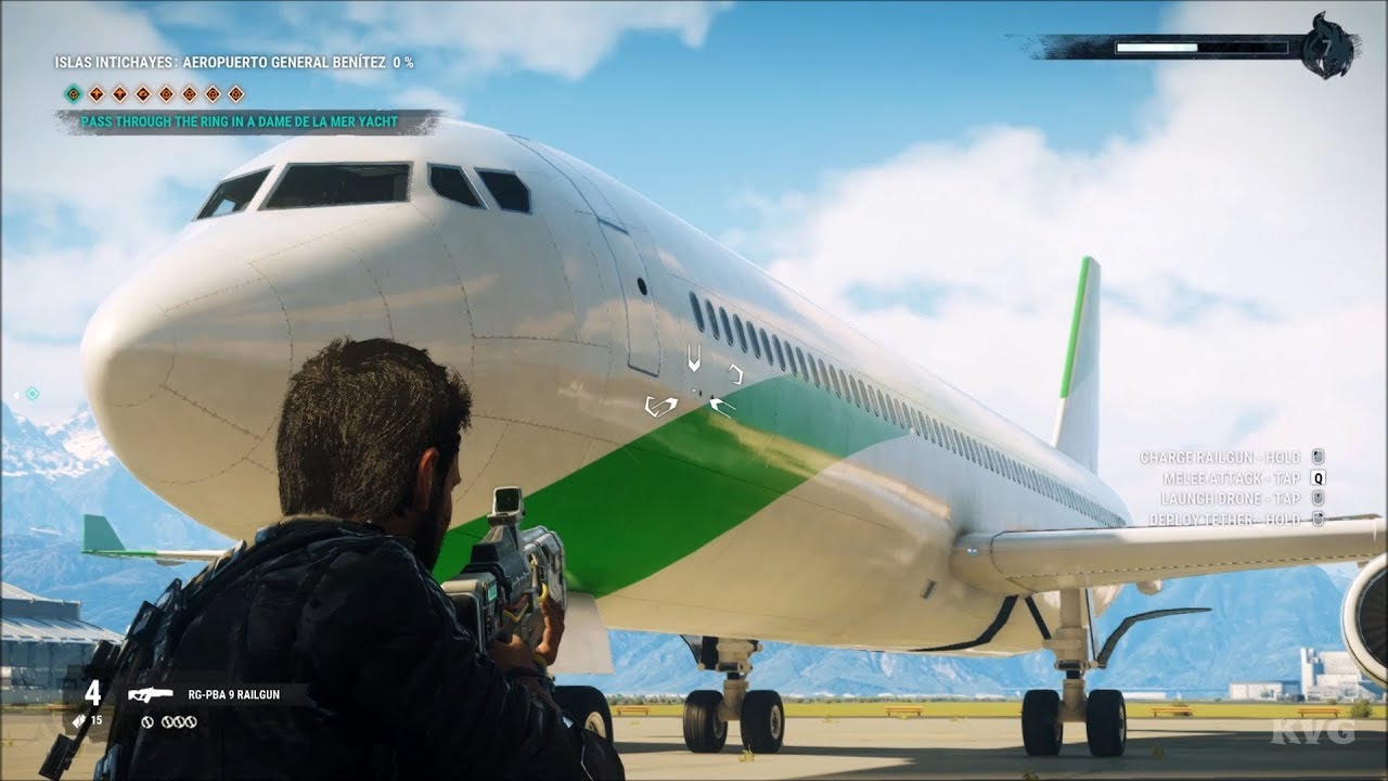 Just Cause 4 - EM-979 Airliner - Open World Free Roam Gameplay (PC HD) [1080p60FPS]