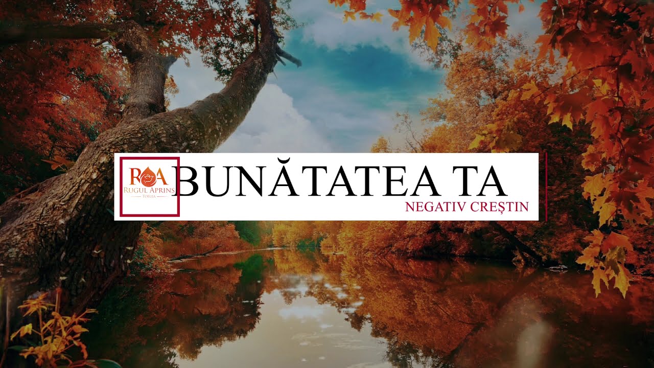 Bunatatea Ta - NEGATIV NOU