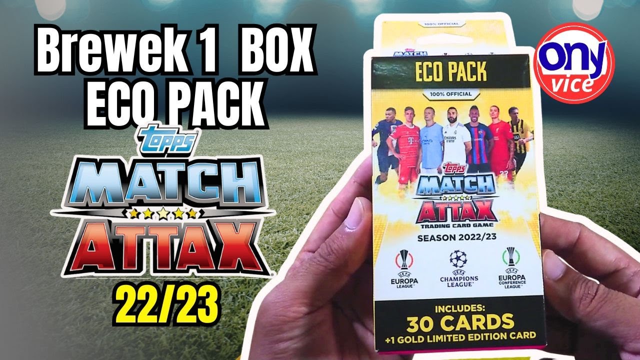 BREWEK KARTU BOLA TOPPS ECO PACK MATCH ATTAX 22/23