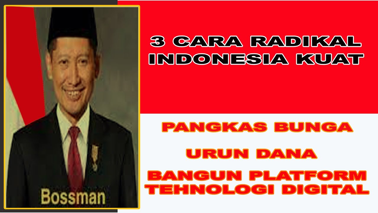 Bossman Mardigu Calon Presiden 2024 !!! tindakan radikal !!! pangkas bunga DEPOSITO