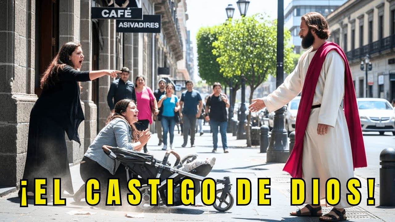 JESÚS HIZO PAGAR A LA MUJER RICA QUE DERRIBÓ EL CARRITO DEL BEBÉ DE UNA MADRE SOLTERA POBRE…