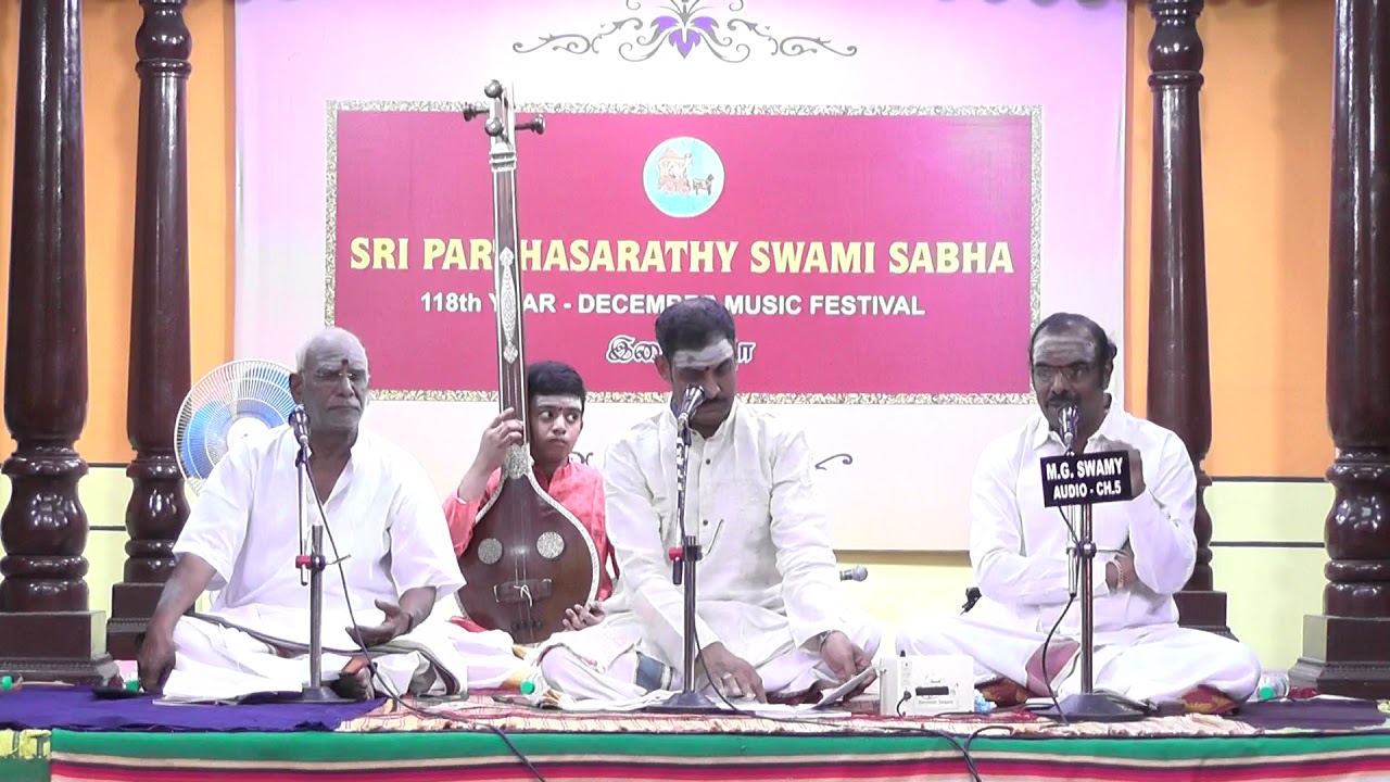 Lec Dem - Malladi Suri Babu & Malladi Brothers l December Music Festival 2018 l P.S.Sabha