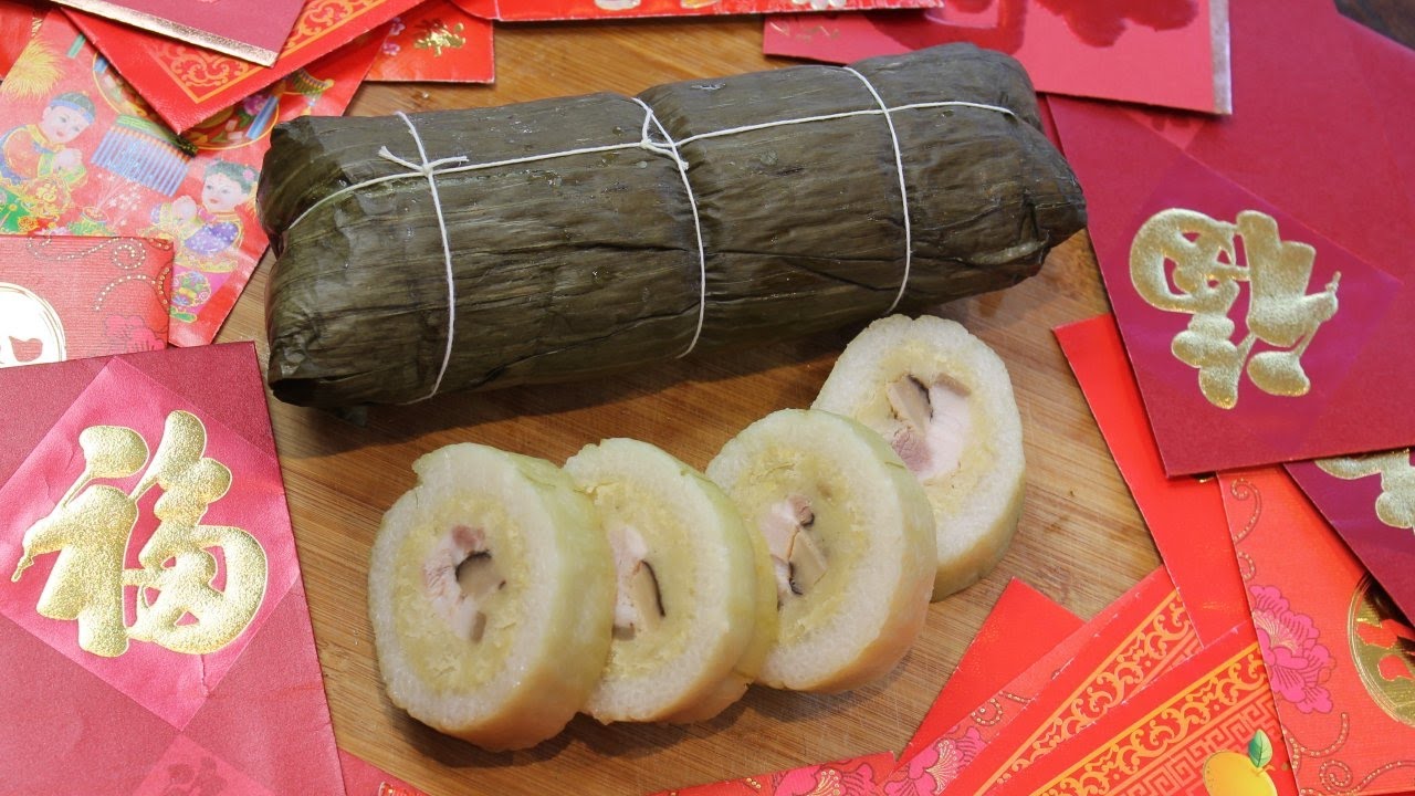 Khao Tom - Rouleaux de riz gluant du Nouvel An - Bánh tét