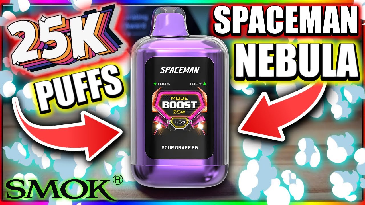 25K Puffs | SpaceMan NEBULA | Vape Review