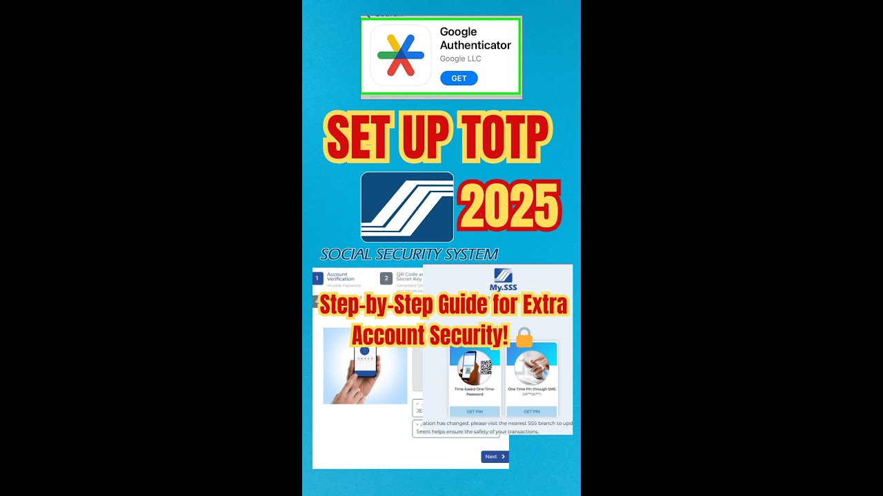 Paano Mag-Set Up ng TOTP sa SSS Account (Step-by-Step Guide)  2025