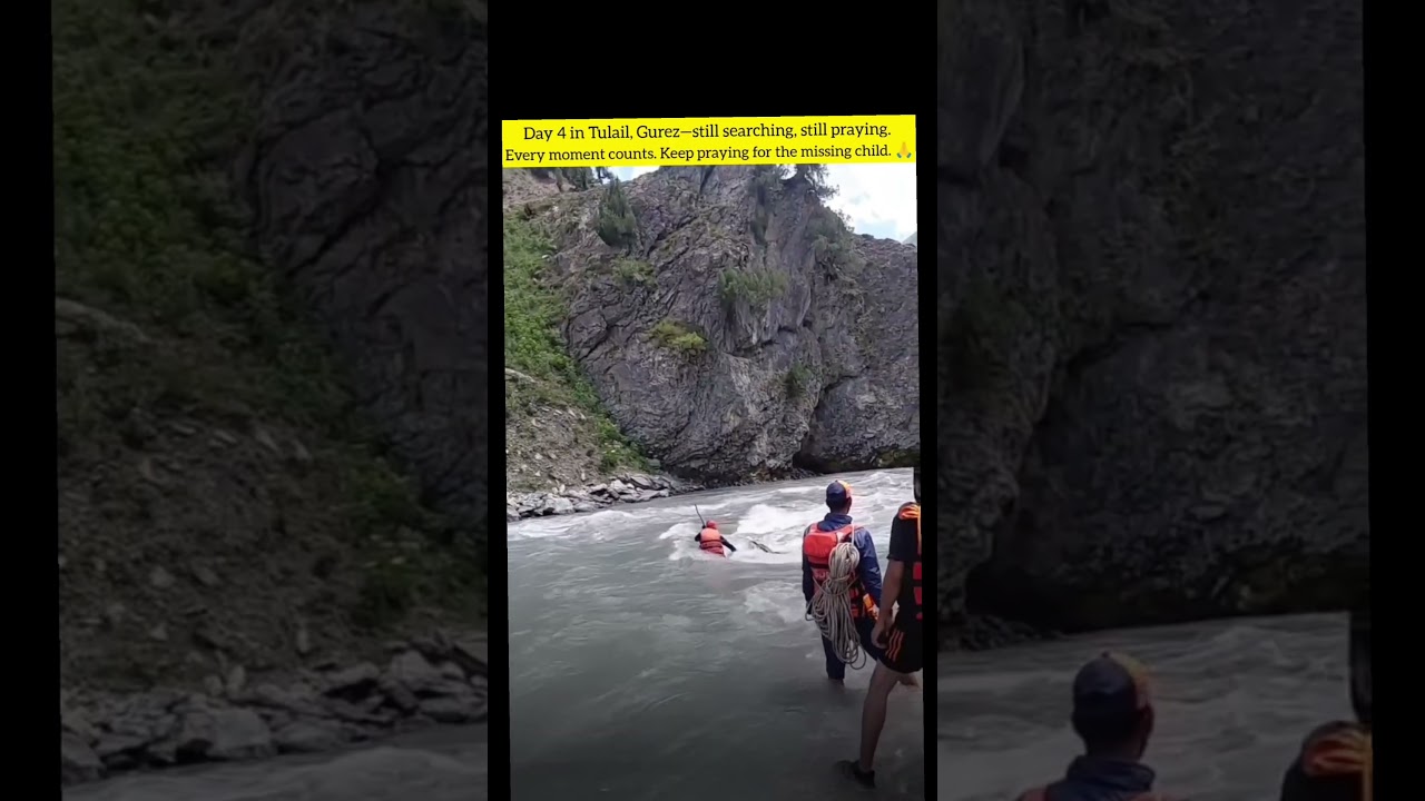 Day 4 Search Operation in Tulail Gurez | Rescue Teams Continue Search for Missing Child 🙏