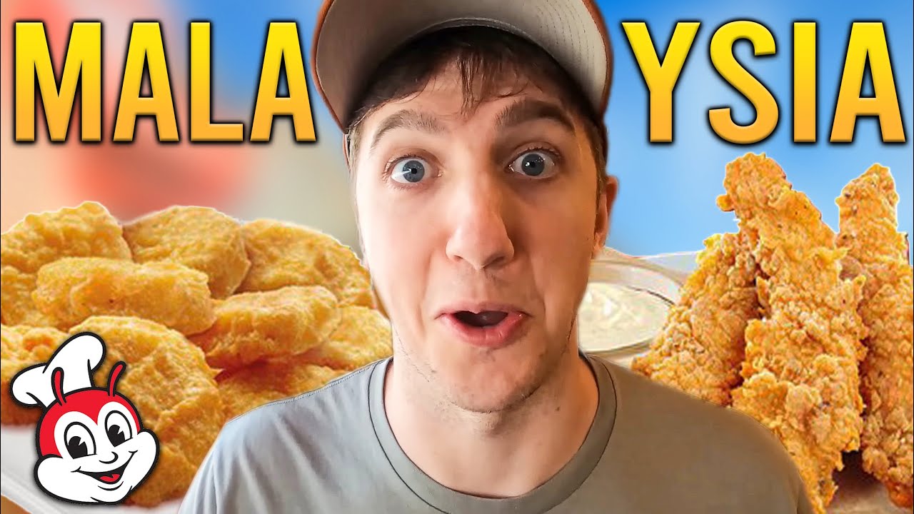 We Tried JOLLIBEE in MALAYSIA! 🇲🇾 How Does it Compare?