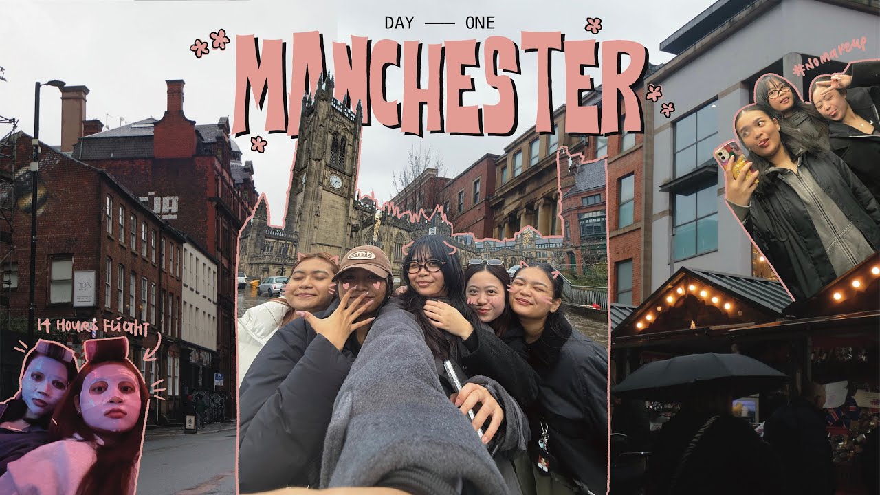 travel vlog 001 • manchester • trip made it out of the group chat!!!
