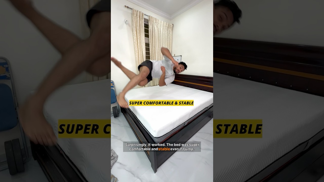Best mattress for back pain✅ , comfortable ortho bed emma mattress #budgetvlogger orthomattress