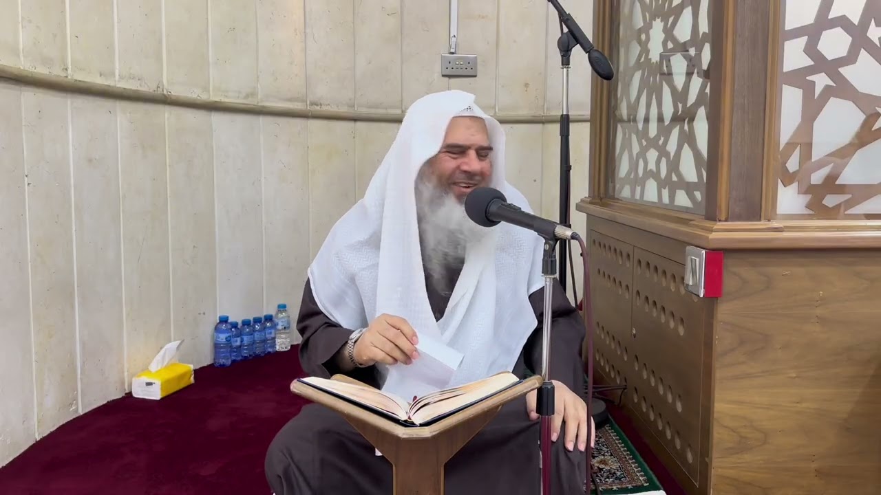 الشيخ هشام الدليمي( حفظه الله تعالى ) تفسير سورة الأنفال الاية(27 - 29)