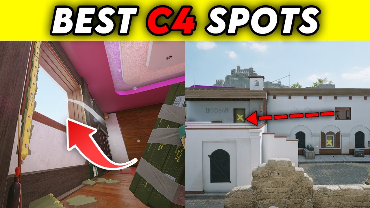THESE C4 SPOTS WILL GIVE YOU FREE KILLS IN R6!