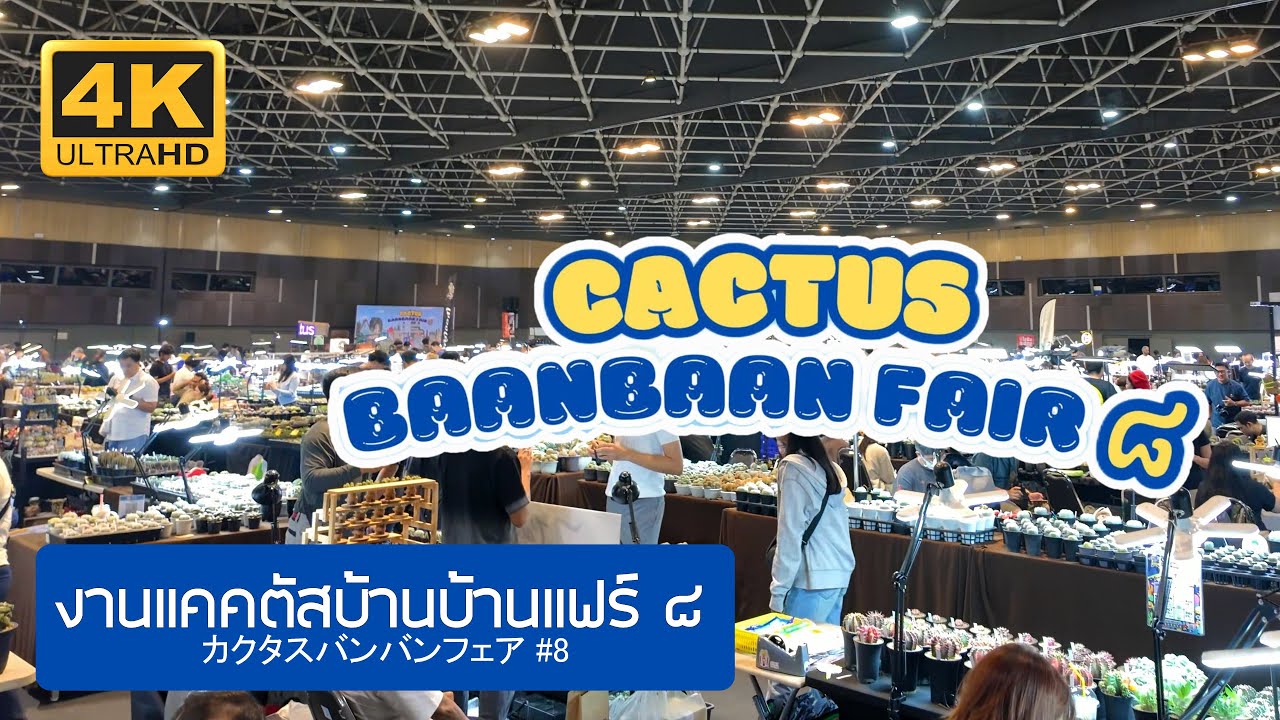 งานแคคตัสบ้านบ้านแฟร์ ครั้งที่ ๘ Cactus Baanbaan Fair #8 2026 Thailand カクタスバンバン展 第8回 バンコク タイ 2569