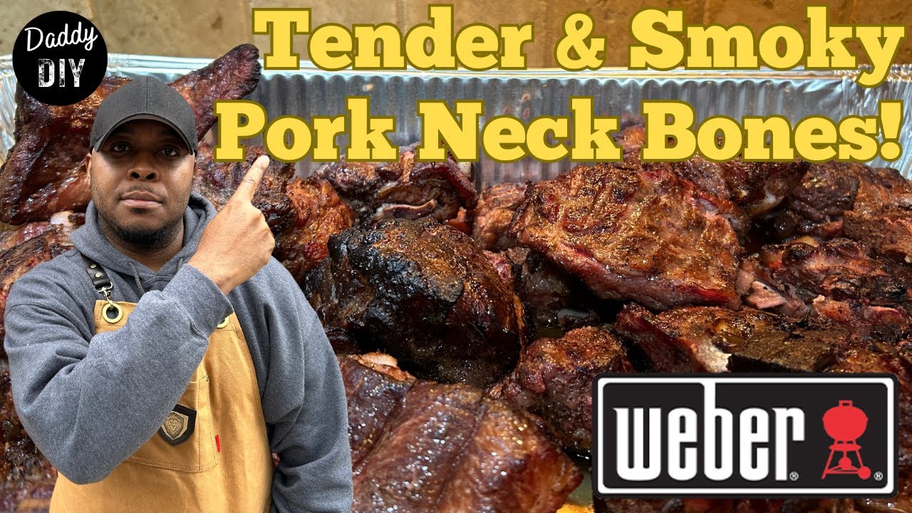 Tender & Flavorful Pork Neck Bones on a Weber Grill | Indirect Cooking