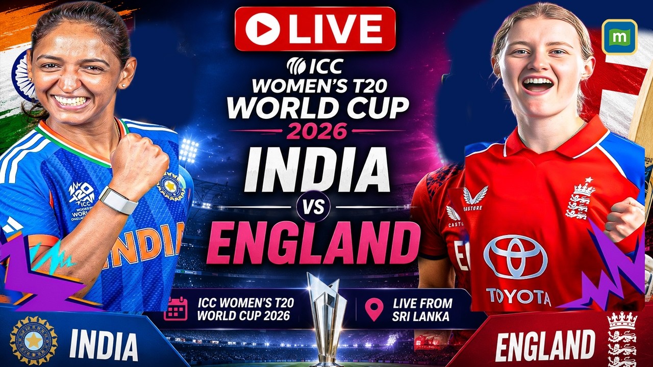 🔴 IND-W vs ENG-W LIVE | ICC Women's T20 World Cup 2026 Live Match Today