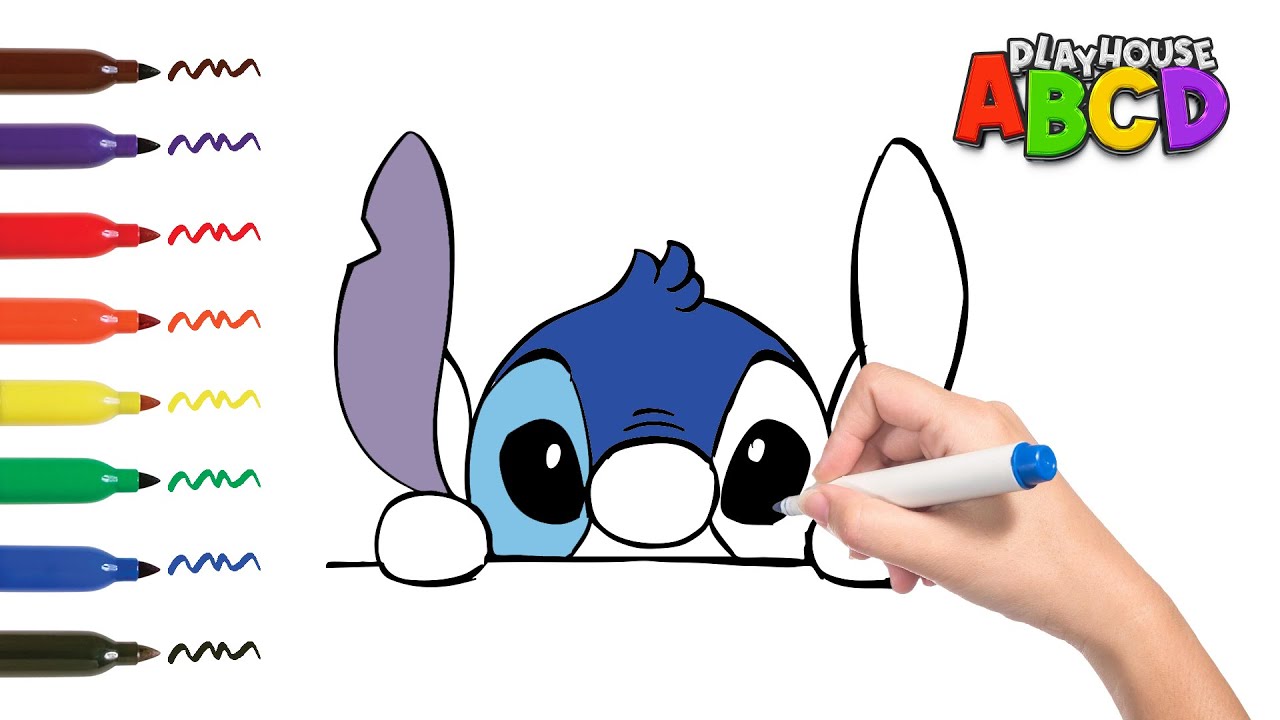 DIBUJANDO A STITCH - HOW TO DRAW