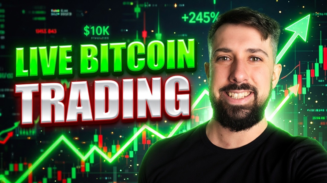 🔋LIVE BITCOIN TRADING 📉📈  Crypto and Market Analysis