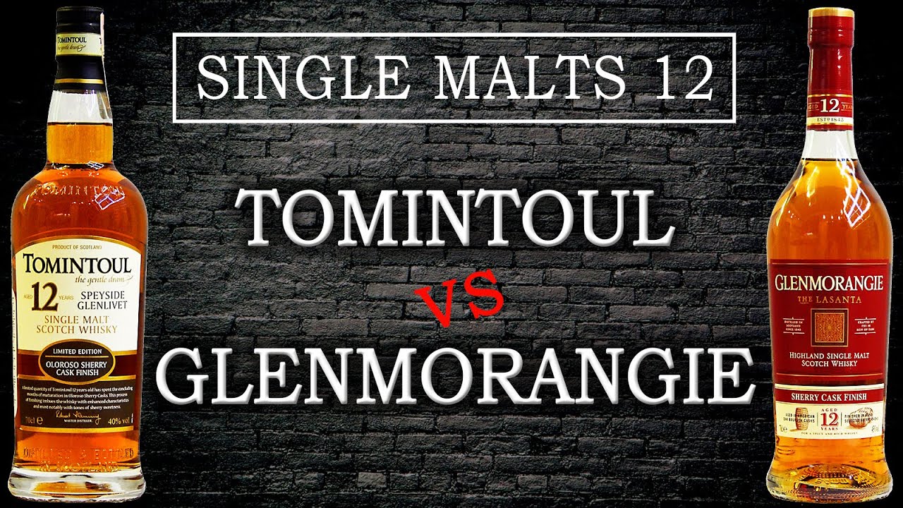 Tomintoul 12 vs Glenmorangie 12 Lasanta. Сингл-молты 12 лет: Часть 13.