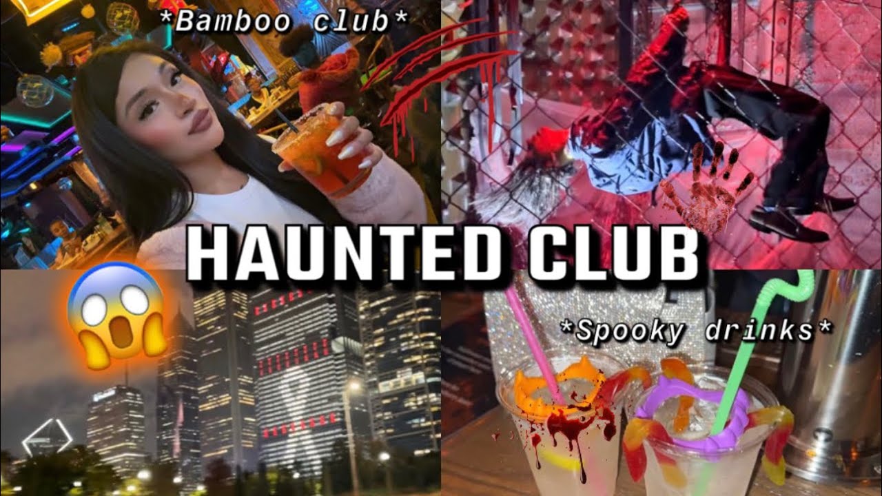 WENT TO BAMBOO CLUB + HAUNTED HOUSE 🎃