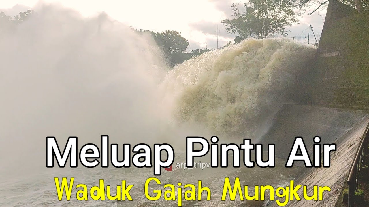 Update 26 Des 2024, Makin Tinggi Luapan Waduk Gajah Mungkur Wonogiri di Pintu Air