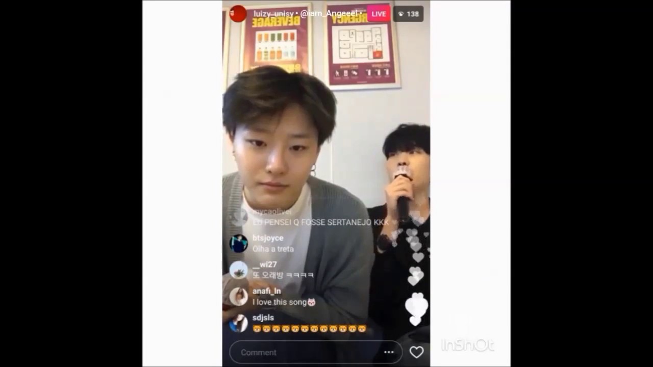 170411 UNIQ's Seungyoun Instagram Live with Siwoo (Part 1)