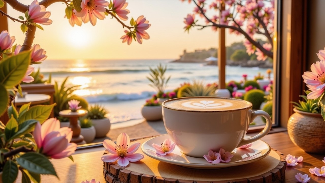 Morning Coffee Jazz Bossa Nova ~ Delicate Spring Vibes & Positive Tunes