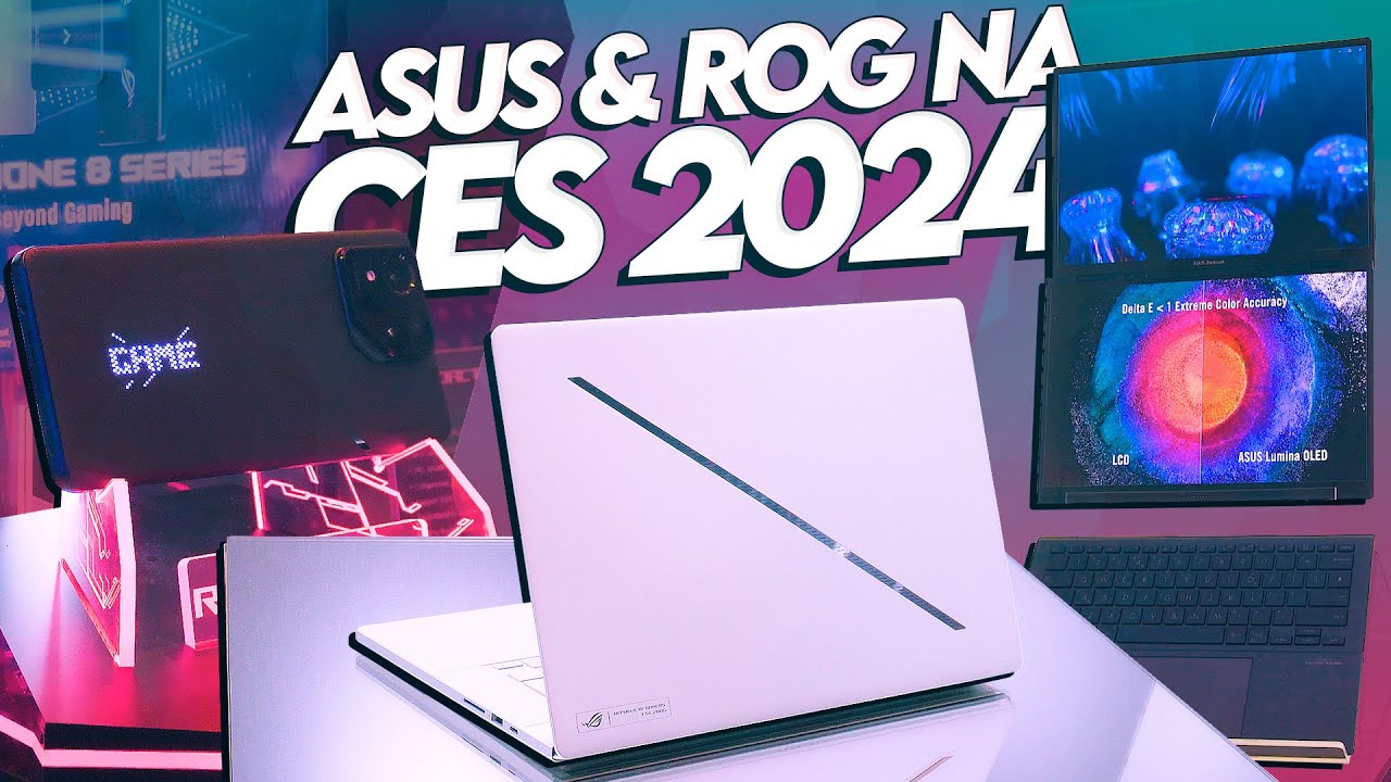 NOVOS ZEPHYRUS G14 & 16, OLED e IA no showroom da ASUS na CES 2024!