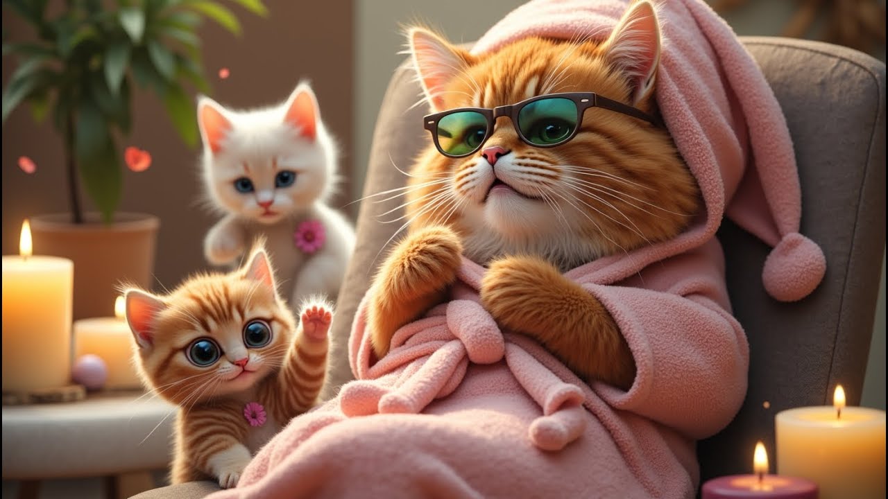 &ldquo;A Day in the Life of Mama Cat 🐾 From Wake-Up to Spa Time!&rdquo;
