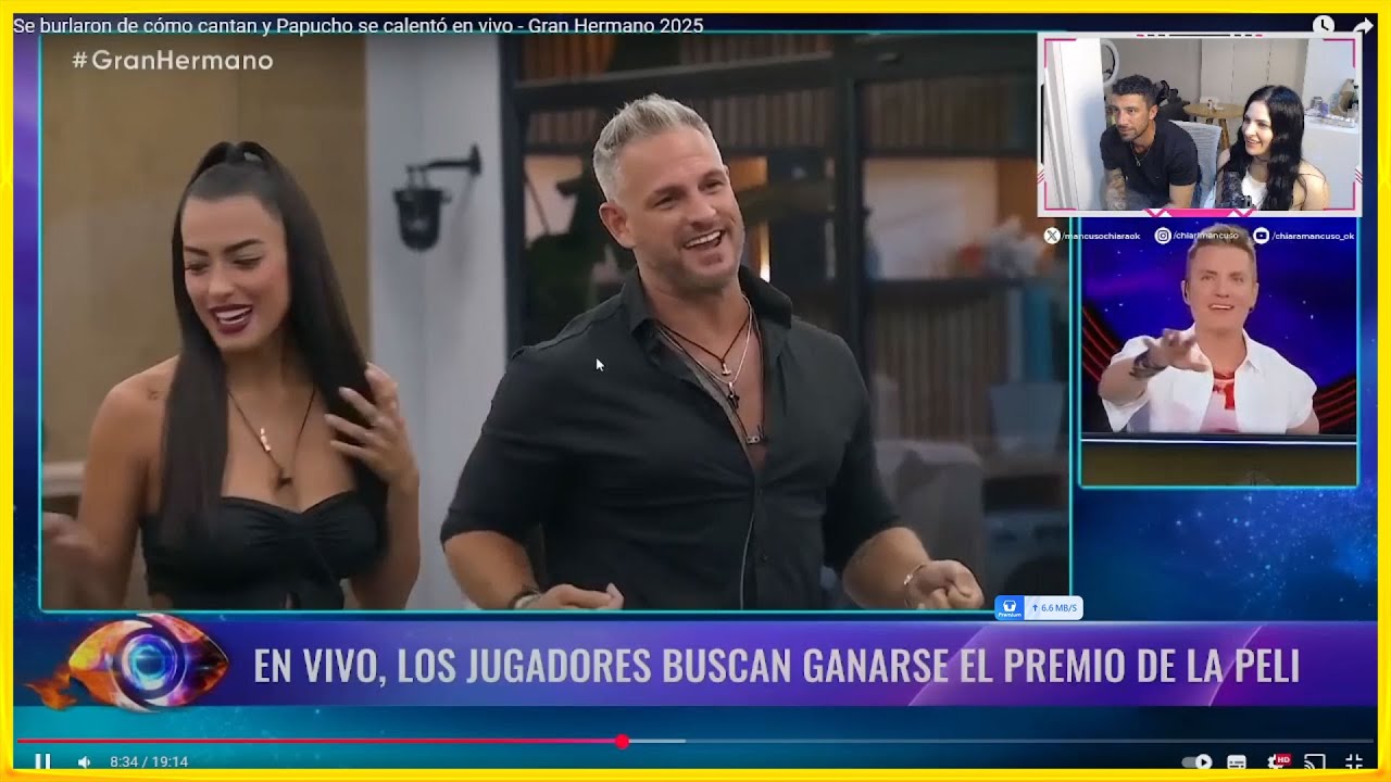Chiara Mancuso y Nano REACCIONAN  gran hermano 2025