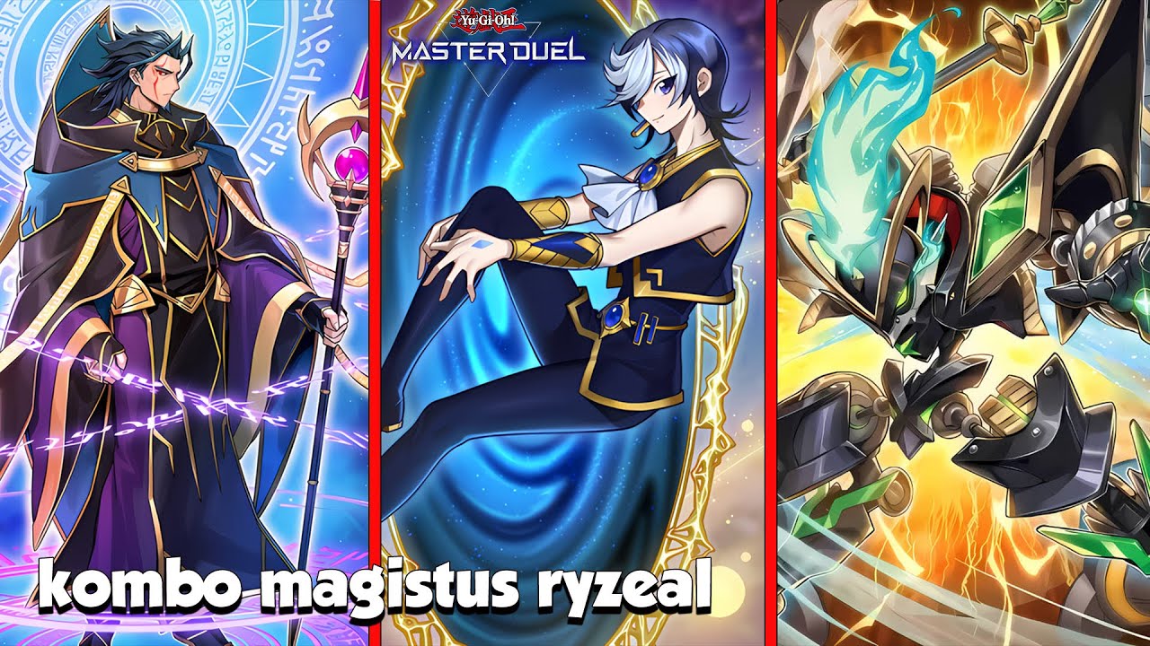 TUTORIAL KOMBO MAGISTUS RYZEAL!! YUGIOH MASTER DUEL