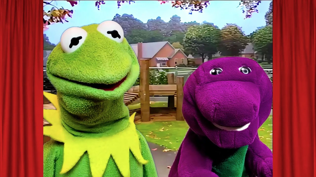 Just Imagine -  Barney The Dinosaur & Kermit The Frog Duet
